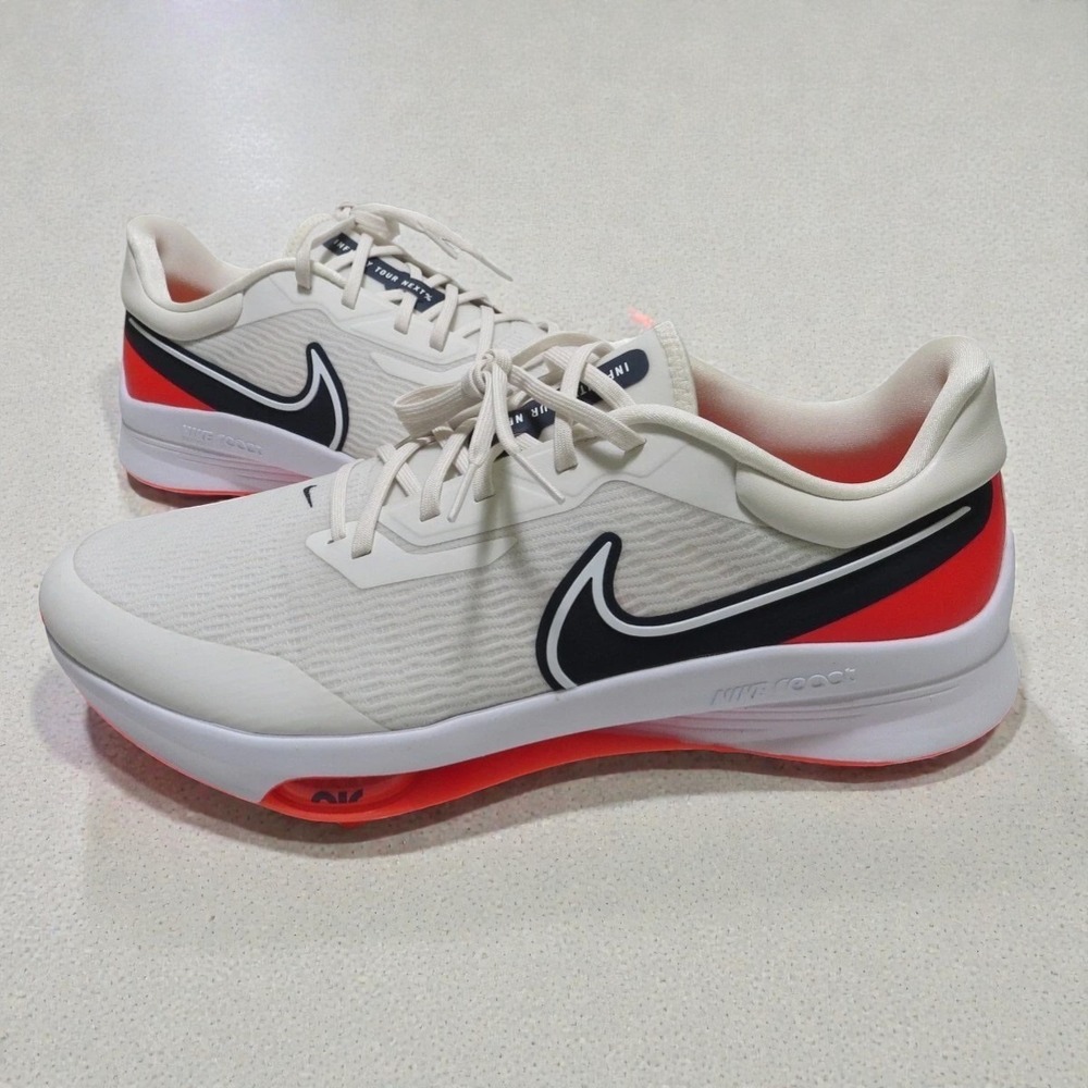 Nike Air Zoom Infinity Tour Next% Golf Shoes Mens 10 White DC5221-041  NEW - Picture 2 of 10